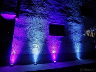 Batériovy led par AKKU RGBWAUV, diaľkové ovládanie + Taška - 3
