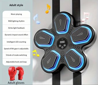 Predám Music Boxing Target s rukavicami nový, nikdy nepouži - 3