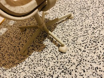 MULLFJÄLLET Konferenčná stolička s kolieskami, Naggen béžová - 3