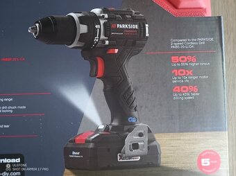 PARKSIDE PERFORMANCE®Aku vŕtací skrutkovač PABSP 20 -nepouž - 3