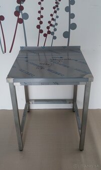 Gastro nerezový stôl, kuchynské pracovné stoly, mäsiarské - 3