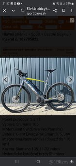 Elektrobicykel Giant - 3