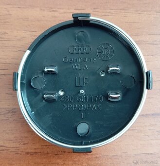 AUDI 60 mm stredové krytky 4B0 601 170 - 3