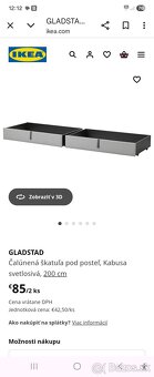 Predám 4x úložný box pod postel - 3
