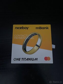 Platobný prsteň Niceboy One Titanium - 3