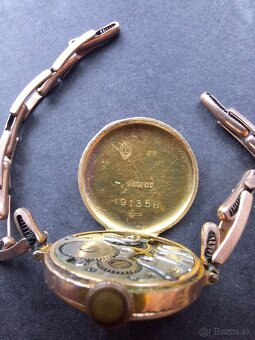Zlaté dámske hodinky - 3