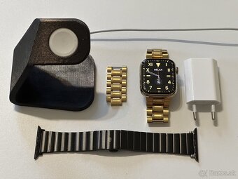Zlaté Apple Watch series 7 ako nové - 3