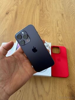 iPhone 14 Pro 128 gb Deep Purple v záruke + príslušenstvo - 3