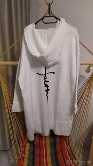 Dámsky sveter biely nový XL-XXL - 3