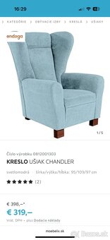 kreslo ušiak Chandler - 3