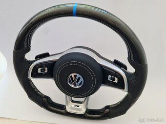VOLANT VOLKSWAGEN R RLINE GTI - PERFOROVANA KOZA / KARBÓN - 3