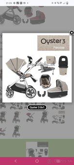 3 kombinácia kočík oyster 3 - 3