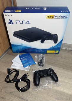 PlayStation 4 Slim 500 GB – výborný stav, kompletné balenie - 3