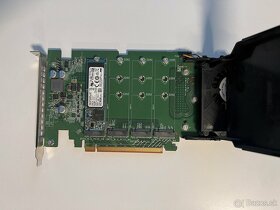 Dell DPWC400 - FH PCIe-x16 Quad M.2 NVMe Adapter - 3