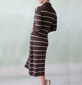 Pohodlné úpletové šaty Yessica XL-XXL - 3