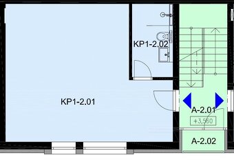 Prenájom 37 m2 kancelárie v centre Trnavy - novostavba s par - 3