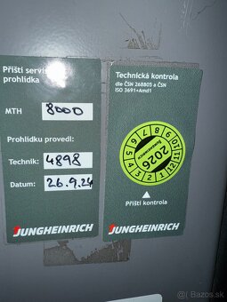 El. vysokozdvižný vozík jungheinrich EFG 215 s kabinou - 3