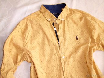 Ralph Lauren  pánska slim fit košeľa roll up rukáv M - 3