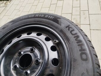 Kumho 195/65 R15 zimne pneu s diskami - 3