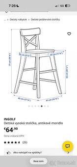 INGOLF JEDALENSKA DETSKÁ STOLIČKA - 3