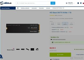 1/ 2TB WD Black SN770 (PCIe 4.0 4x NVMe) zaruka 11/ 2028 - 3