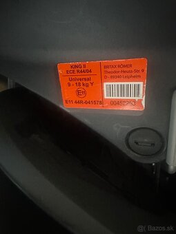 Autosedačka britax romer king2 - 3