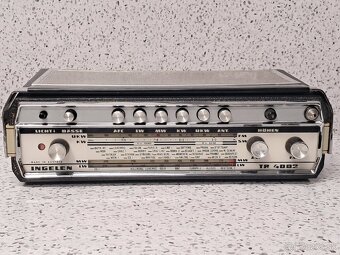 INGELEN TR 4002 》 Starožitné kabelkové prenosné radio - 3