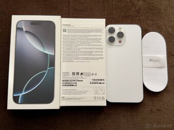 Predám iPhone 16 Pro Max 256GB - Biely - 3
