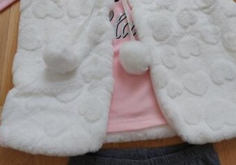 Kožušinová vesta + komplet Happy House 5Y ( 110cm) - 3