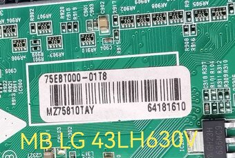 Predám diely z TV LG 43LH630V - 3