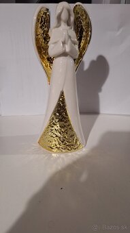 Tri anjelské figúrky + krížik ako darček - 3