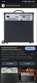 Kombo Boss Katana 110 basgitara - 3