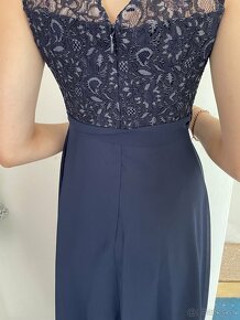 Elegantné slávnostné šaty veľ. S - 3