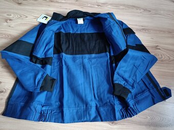 Červa- nová pracovná bunda - 3