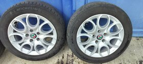 Hliníkové disky r16 orig Alfa Romeo + pneu Michelin - 3