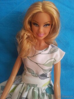 Zberatelska Barbie Basics , svadobne saty pre Barbie - 3