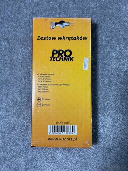 Pro-Technik Sada 6ks skrutkovačov - 3x plochý, 3x krížový - 3