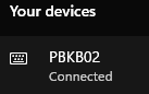 Bluetooth klávesnica Prestigio PBKB02SK - 3