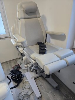 Elektrické Pedikérské křeslo Ruck šedé 2motory - 3