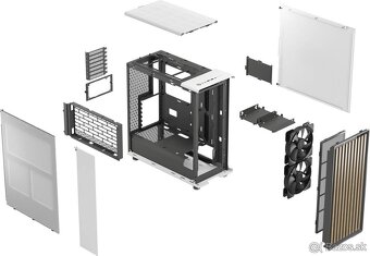 Fractal Design North White + 2x Noctua NF-A12x25 PWM Chromax - 3