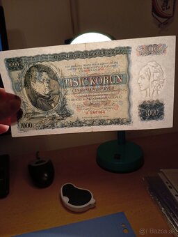 Predám bankovku 1000kč 1934 Neper - 3