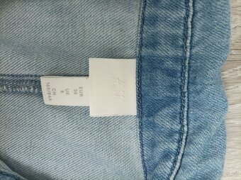 Riflové šaty H&M - 3