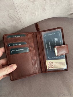 Dámska kožená peňaženka nová - 3