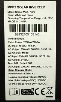 Axpert Max 7,2 kW - 3