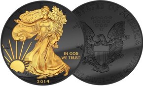 Investicne striebro mince minca Liberty - 3