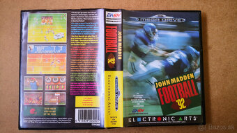 SEGA Megadrive hra - John Madden Football '92 (199 - 3
