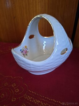 Porcelánová váza dóza Československo - 3