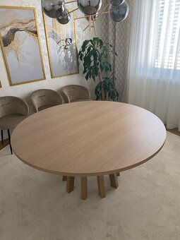 Okrúhly jedálenský stôl 160cm - 3