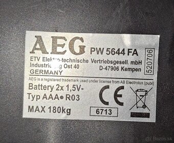 Digitálna váha AEG PW 5644 FA - 3