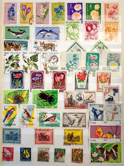 Predám poštové známky fauna ,flóra 596 ks - 3